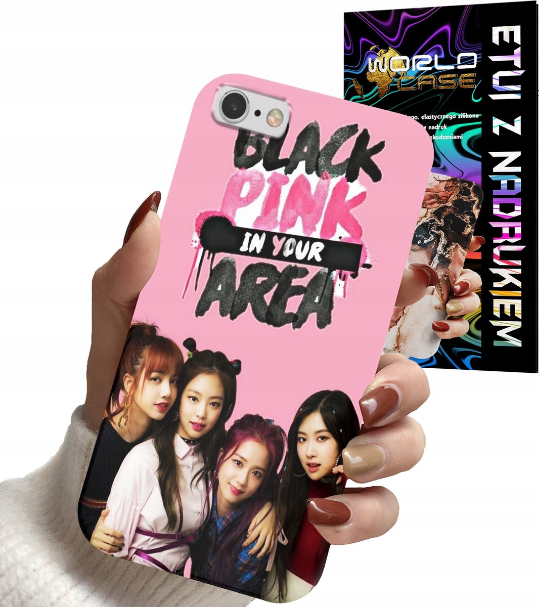 Etui Case Do Iphone 6 6S - Blackpink Damskie Wzory Kpop Bts Got7