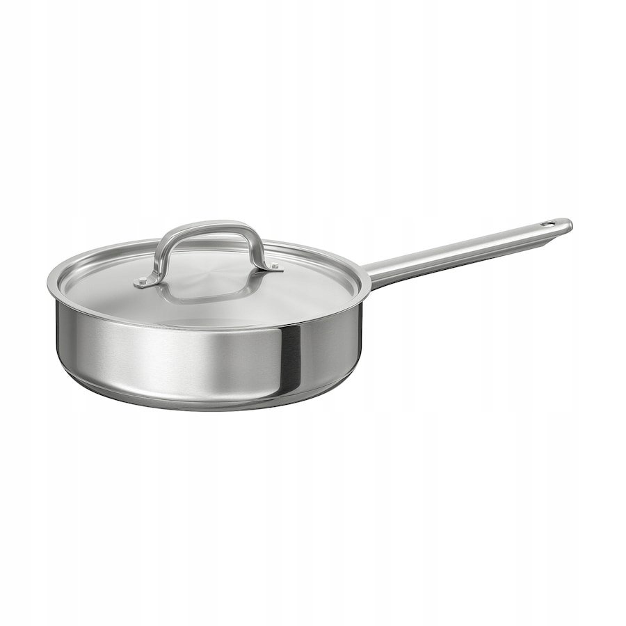 IKEA 365+ garnek patelnia do smażenia SAUTE 24cm STAL NIERDZEWNA