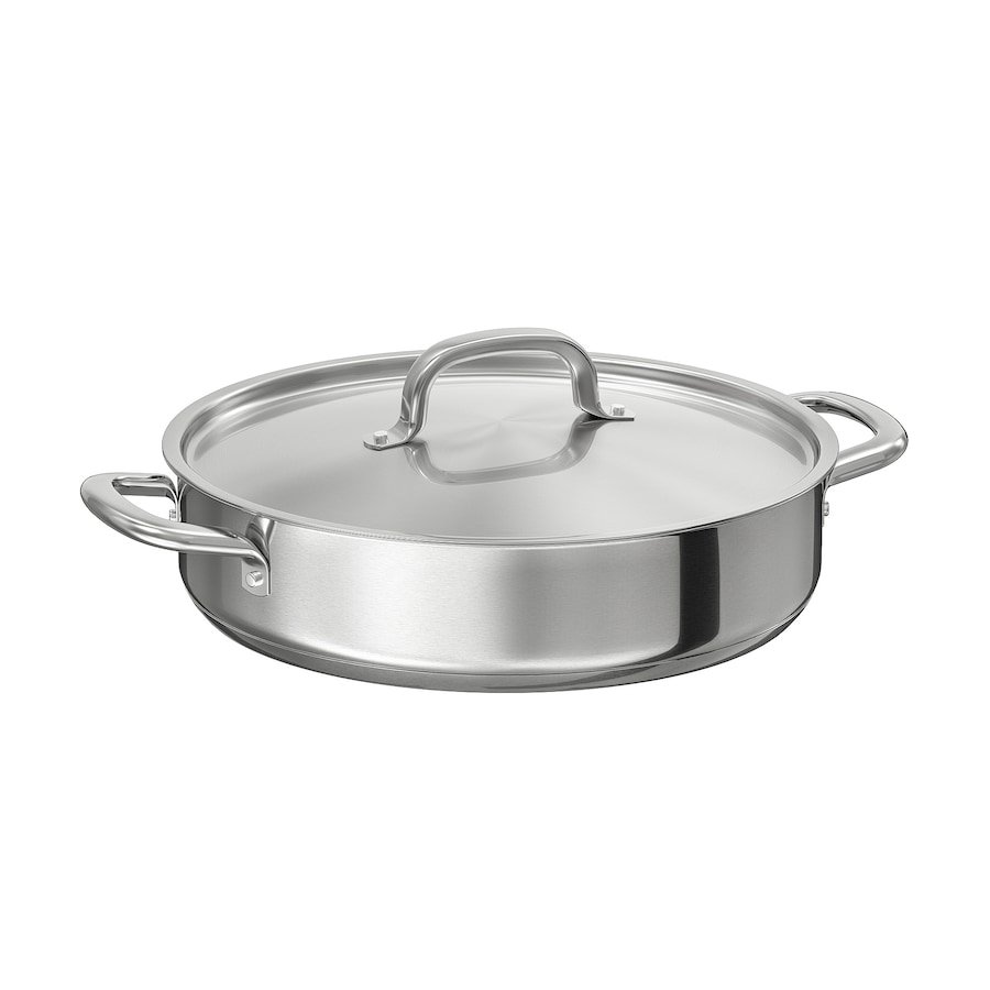 IKEA 365+ garnek patelnia do smażenia SAUTE 28cm STAL NIERDZEWNA