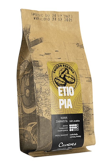 Etiopia - Kawa Ziarnista 250G