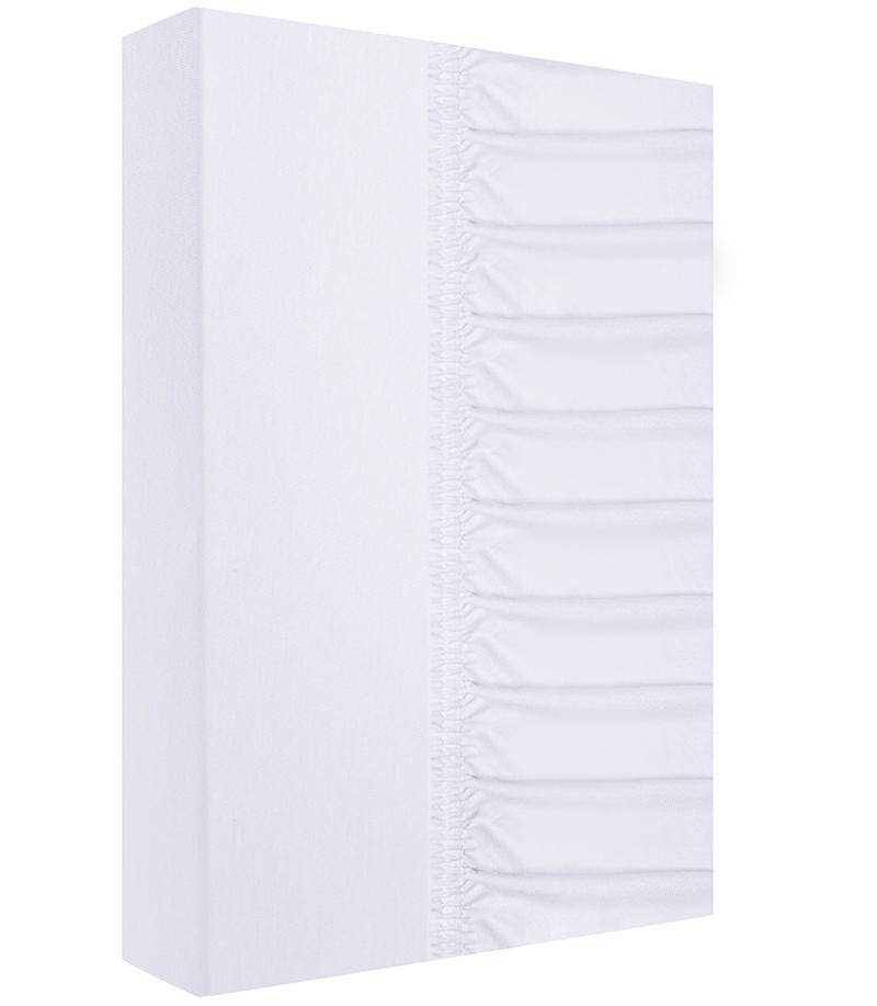 Prześcieradło jersey z gumką 180x200 białe