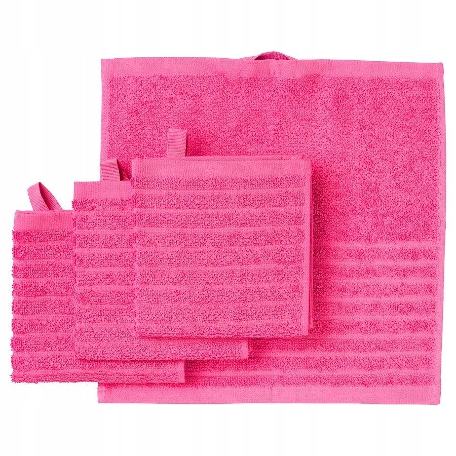 IKEA VAGSJON mini ręczniki łazienkowe 30x30cm x4 sztuki
