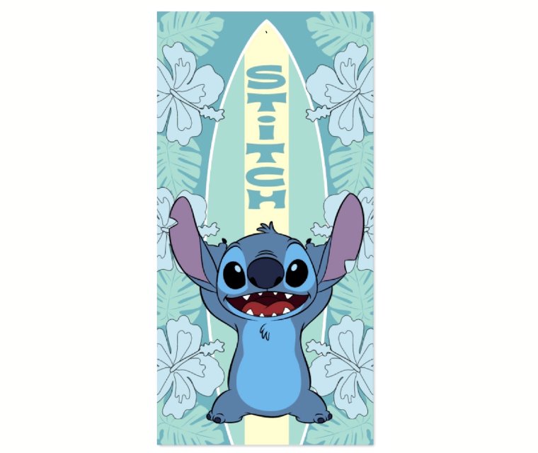 Ręcznik kąpielowy plażowy STITCH 70x140 bawełna 320gsm