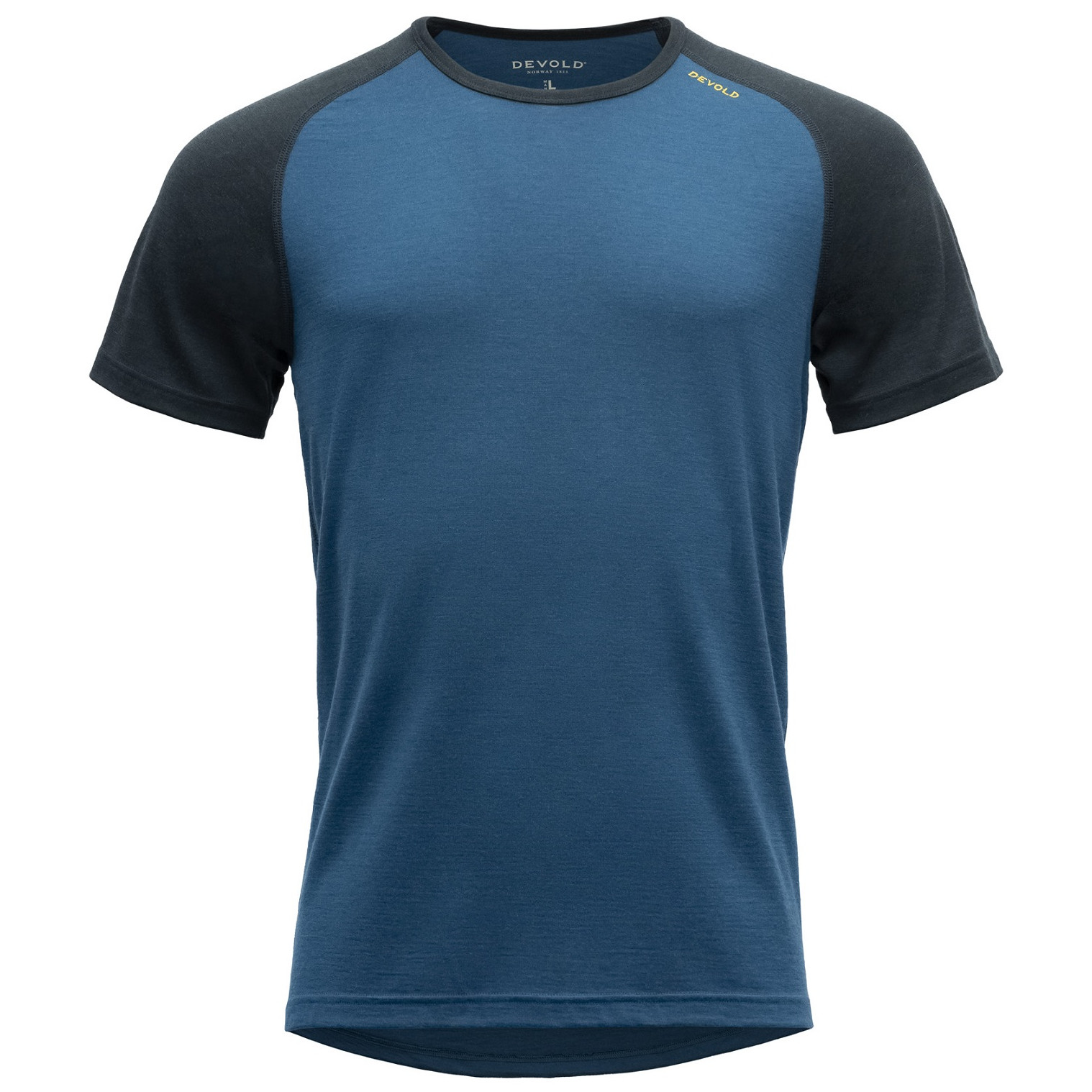 Męska koszulka Devold Jakta Merino 200 T-Shirt Rozmiar: M / Kolor: niebieski