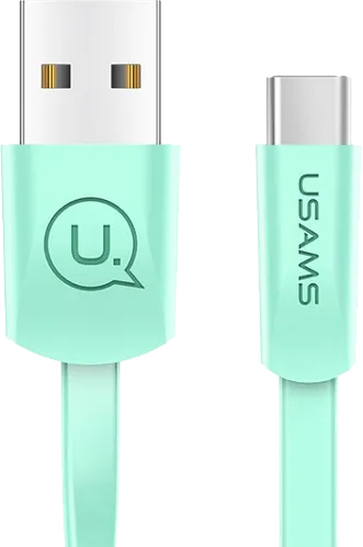 Фото - Кабель USAMS Kabel USB-A - USB-C 1,2 m 2 A  zielony 
