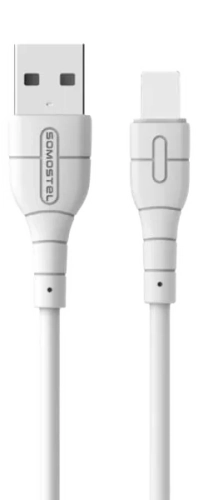 Zdjęcia - Kabel Somostel  USB-A - Lightning 3.1 A 1 m  biały 