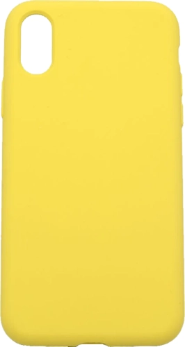 Etui silikonowe do Apple iPhone XS Max 4Mobee żółte