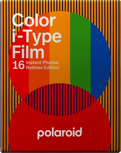 Wkład kolorowy Polaroid Color Film Round Frame Retinex Edition do aparatu serii I-Type 16 sztuk
