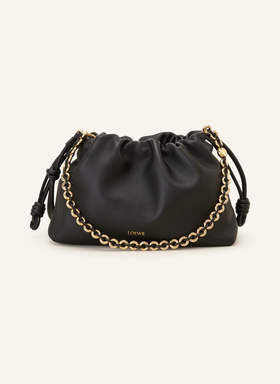 Loewe Kopertówka Flamenco schwarz