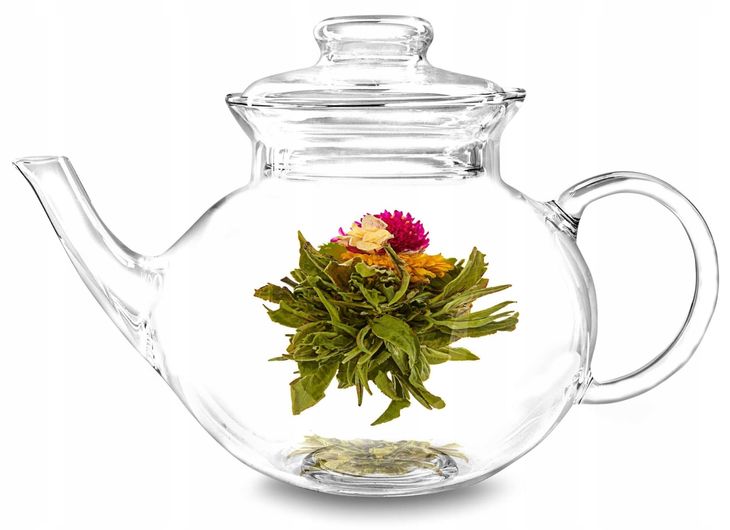 Herbata biała KWITNĄCA z herbatą zieloną SZTABKA ZŁOTA wiecznik jaśmin