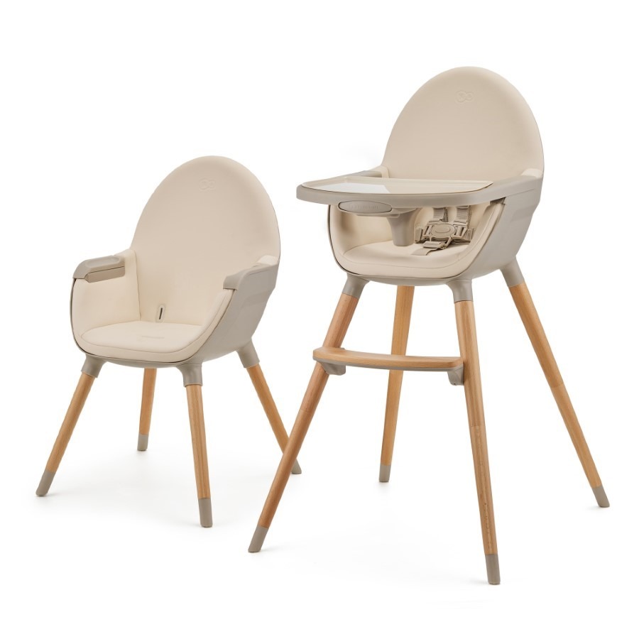 Kinderkraft, Fini 2, krzesełko do karmienia, Beige