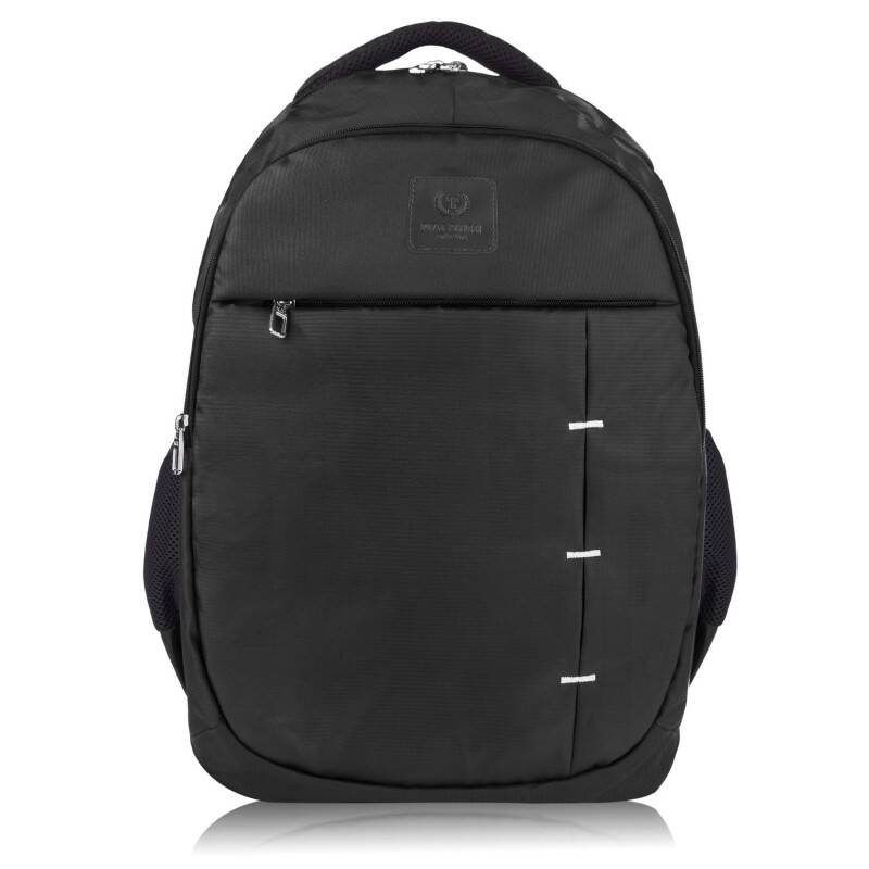 DUŻY PLECAK MIEJSKI NA LAPTOPA WODOODPORNY PAOLO PERUZZI T-102-BL