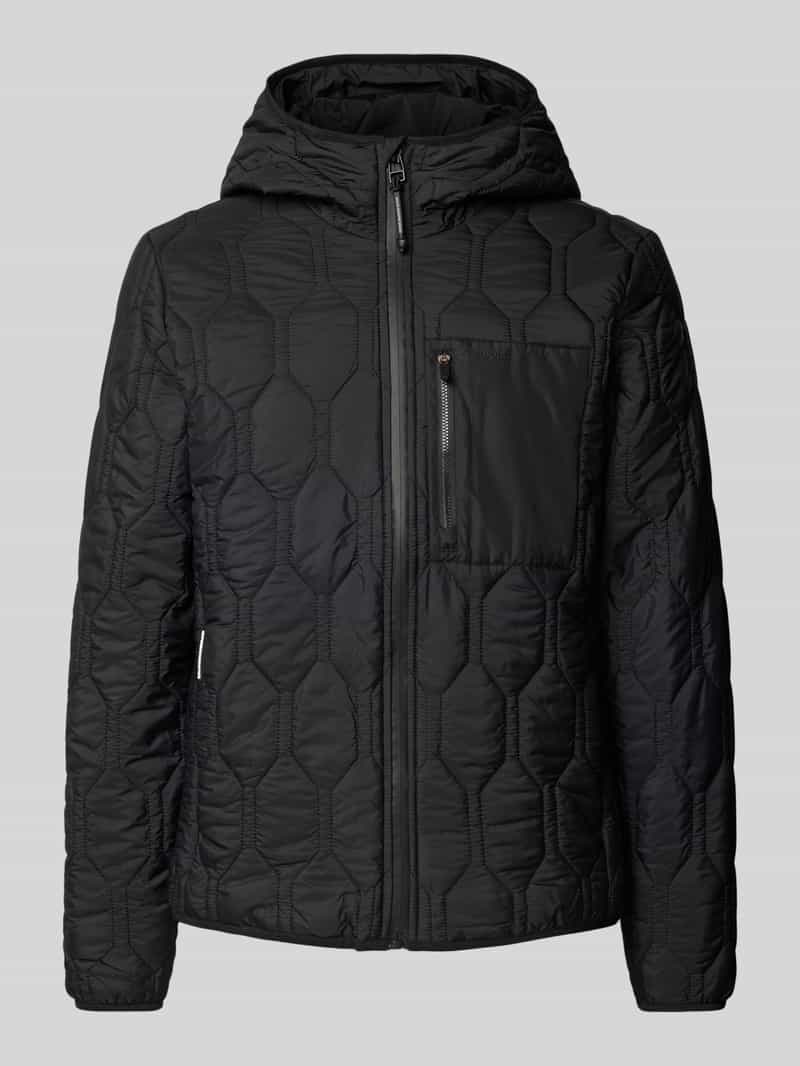 Kurtka pikowana w jednolitym kolorze model ‘Ruet’