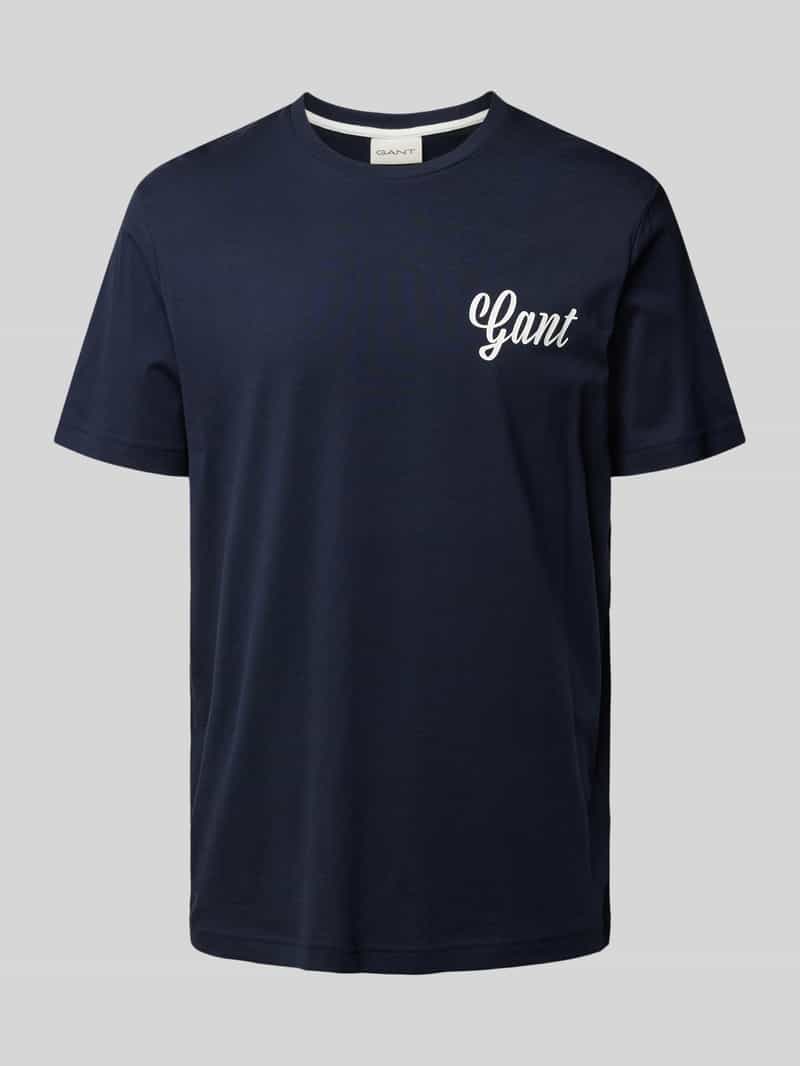 T-shirt z nadrukiem z logo