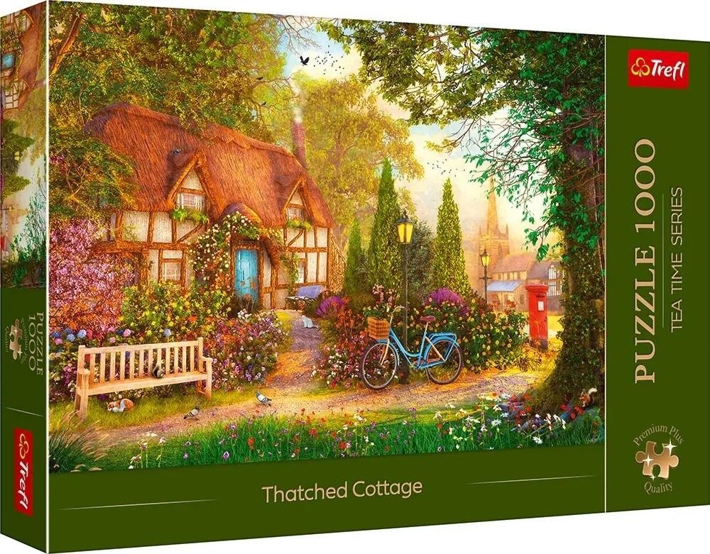 Trefl, 1000 Premium Plus, Domek Pod Strzechą, Puzzle