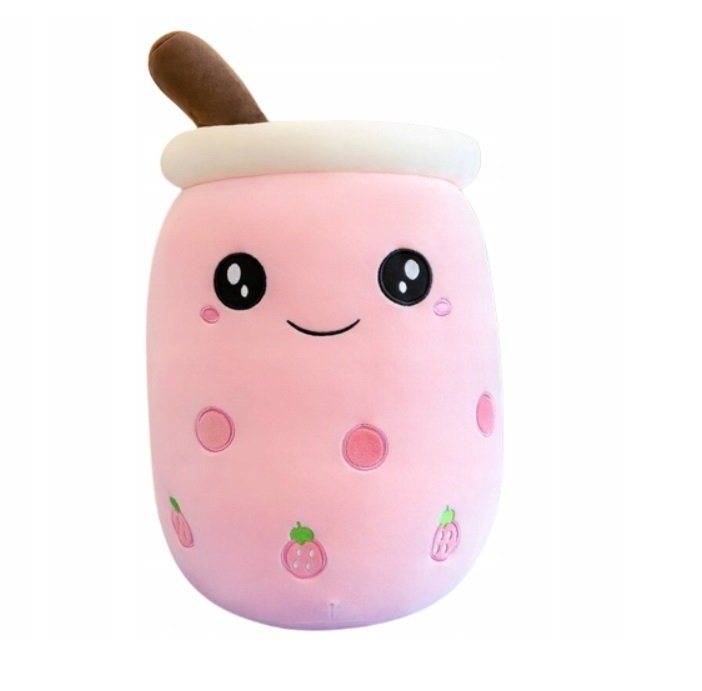 MASKOTKA PLUSZAK BUBBLE TEA UŚMIECH 26 cm MASKOTKI