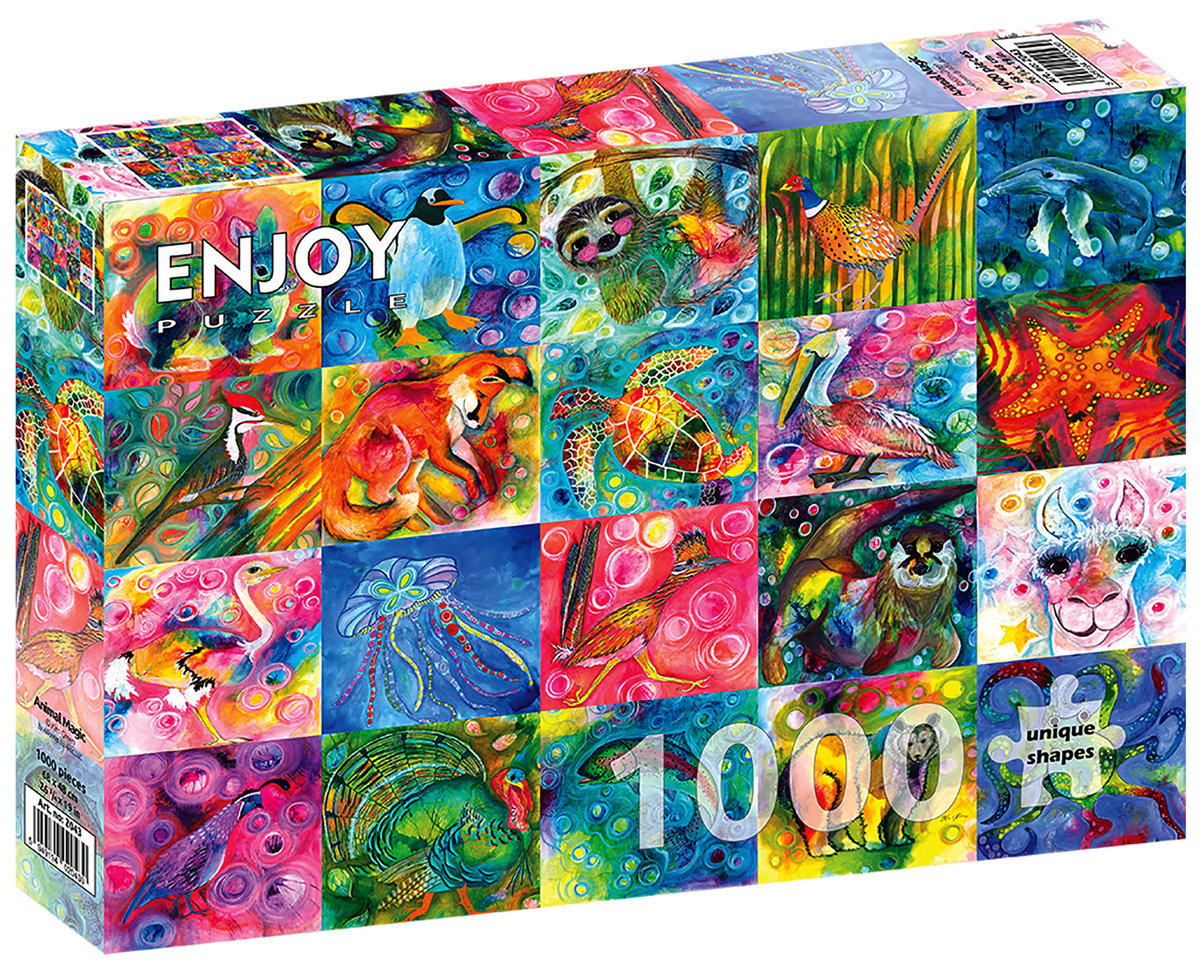Enjoy, Puzzle - Królestwo zwierząt, 1000 el.