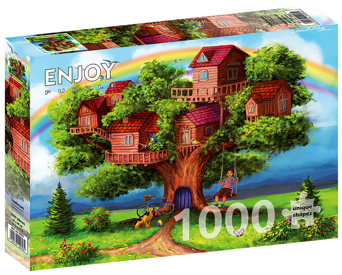 Enjoy, Puzzle - Domki na drzewie, 1000 el.