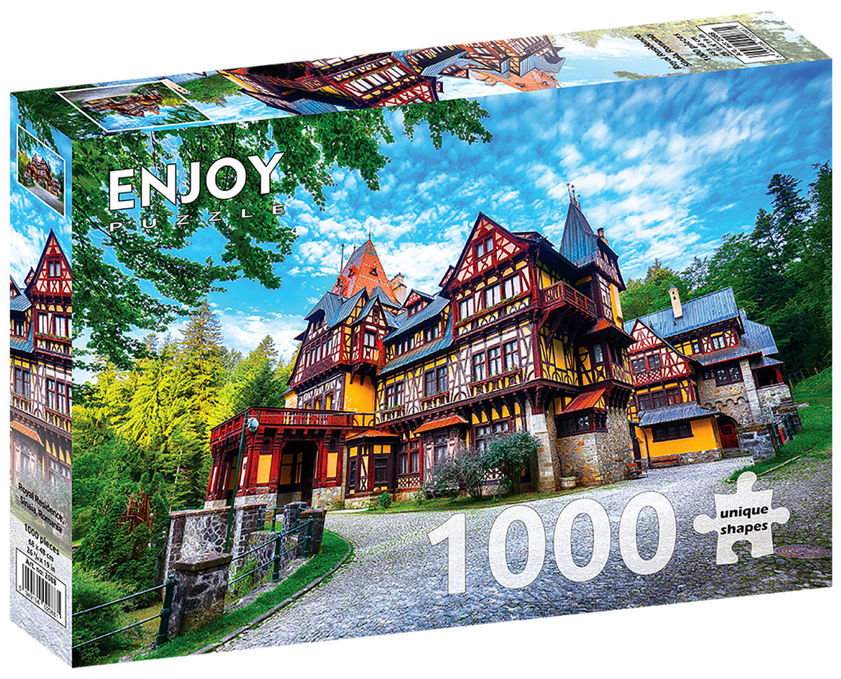 Enjoy, Puzzle - Zamek Pelisor / Sinaia / Rumunia, 1000 el.