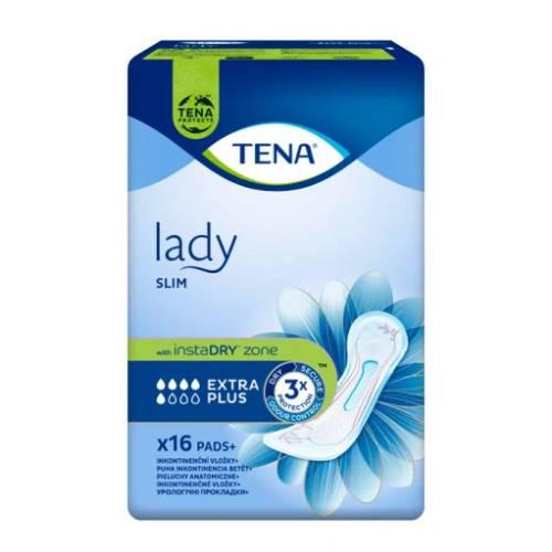 Tena lady slim extra plus, wkładki urologiczne, 16 sztuk