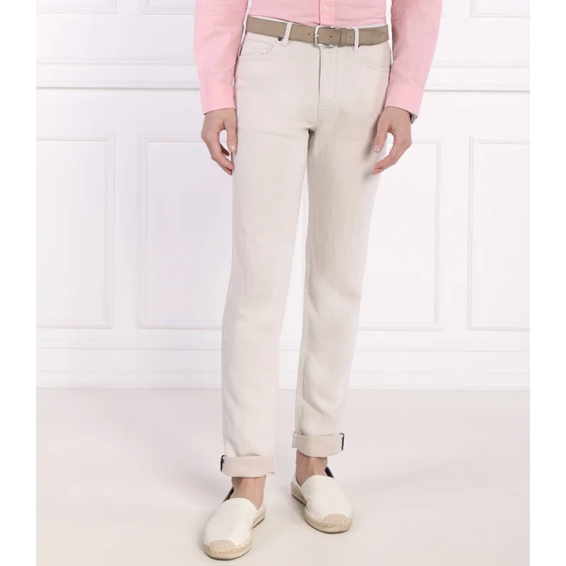 Joop! Spodnie Fortres | Modern fit | z dodatkiem lnu