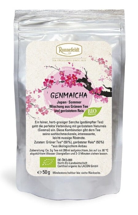 Herbata zielona Ronnefeldt Genmaicha BIO 50g