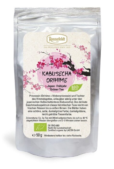 Herbata zielona Ronnefeldt Kabusecha Orihime BIO 50g