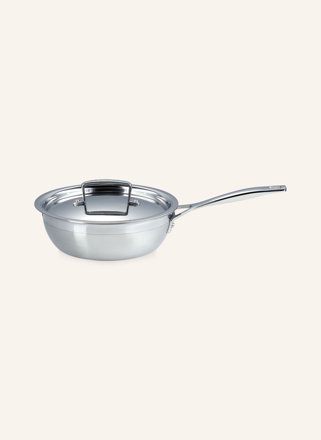 Le Creuset Patelnia Sauté silber