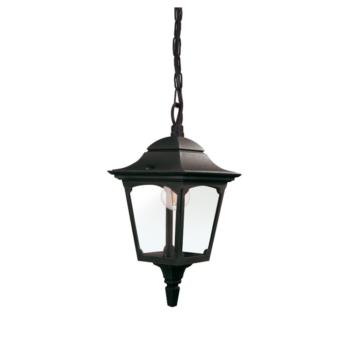 Chapel Mini latarnia wisząca czarna CPM9-BLACK Elstead Lighting
