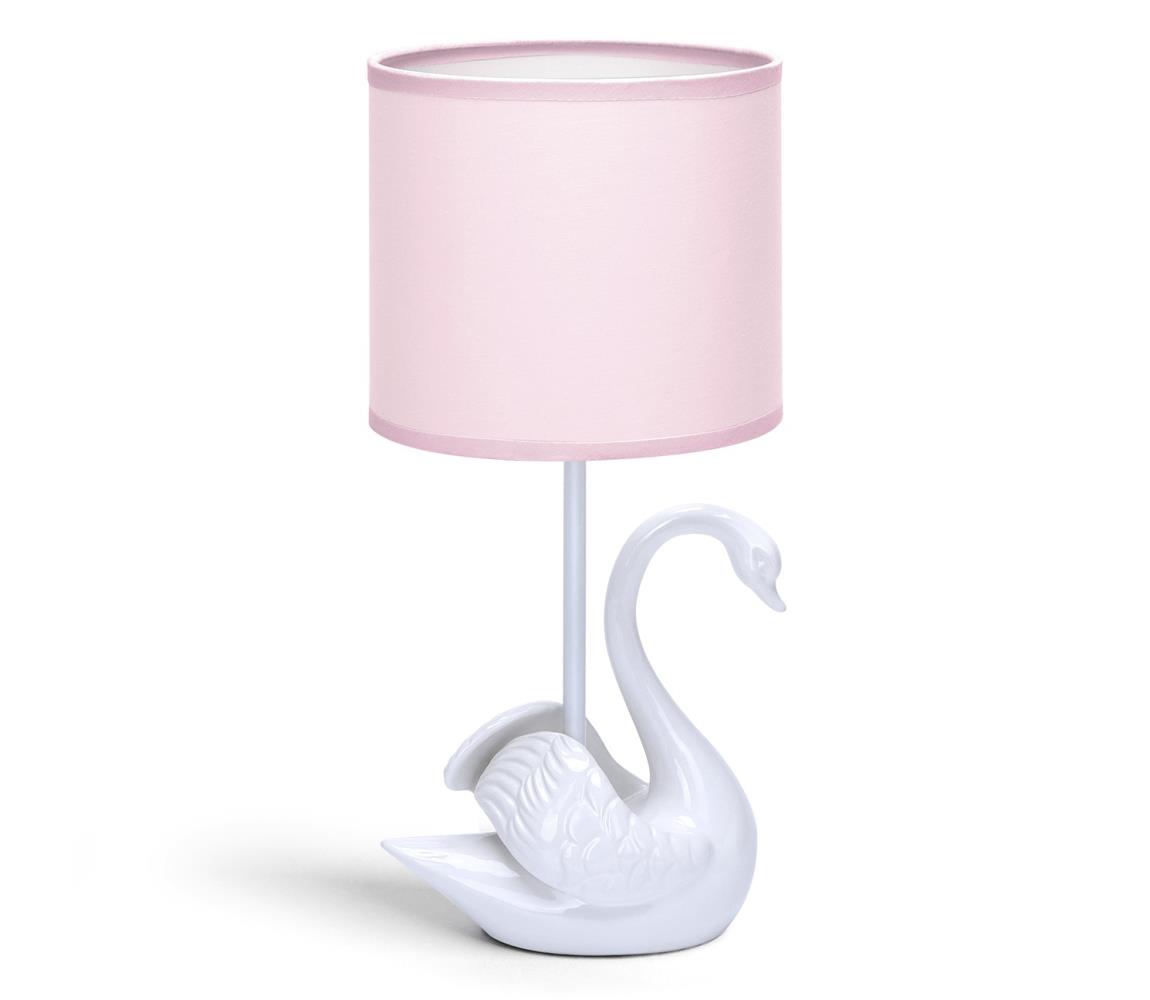 Aigostar - Lampka dziecięca 1xE14/40W/230V łabądź biała