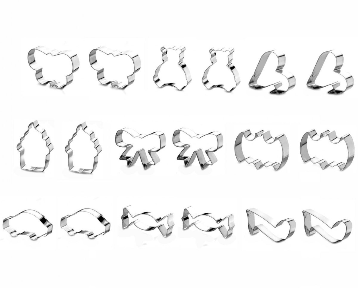 SK ZESTAW WYKRAWACZY DO CIASTA 18 ELE. 9 WZORÓW TADAR TD-2924 emix