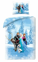 Halantex Pościel bawełniana 160x200 Frozen Kraina Lodu Kids 12