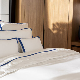 Le Jacquard Fran ais Poszewka bawełniana Apparat Blue