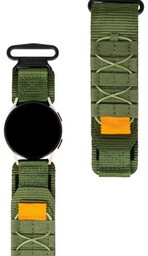 Sportowy pasek do zegarka Bizon Strap Watch Adventure do Galaxy Watch 20mm, khaki