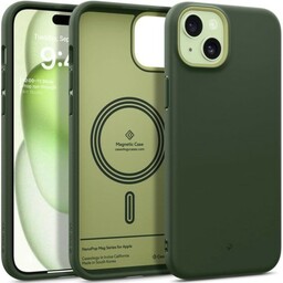 Spigen Etui Caseology Nano Pop Mag do MagSafe do iPhone 15, zielone