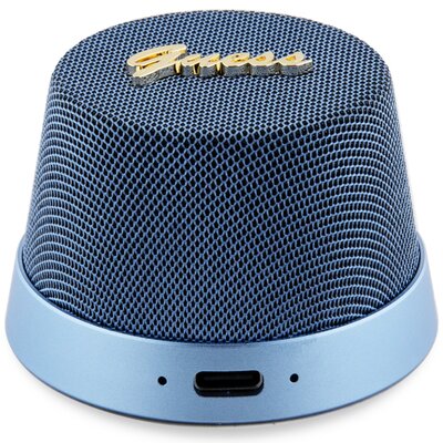 Guess głośnik Bluetooth GUWSC3ALSMB Speaker Stand niebieski/blue Magnetic Script Metal
