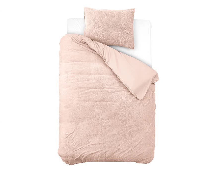 140x220 TEDDY kpl pościeli pluszowej różowy