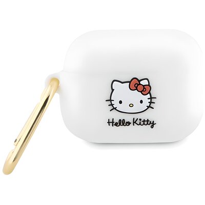 Hello Kitty Silicone 3D Kitty Head - Etui AirPods Pro 2 (biały)