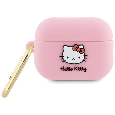 Hello Kitty Silicone 3D Kitty Head - Etui AirPods Pro 2 (różowy)