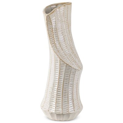 Wazon Ceramiczy Liza 20X20X53 Kremowy