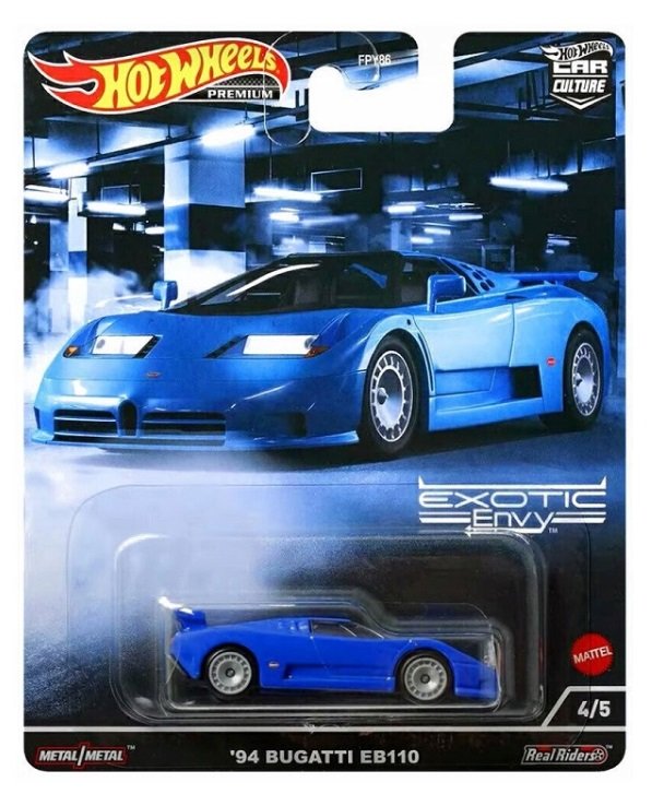HOT WHEELS PREMIUM CAR CULTURE '94 BUGATTI EB110 HCJ89