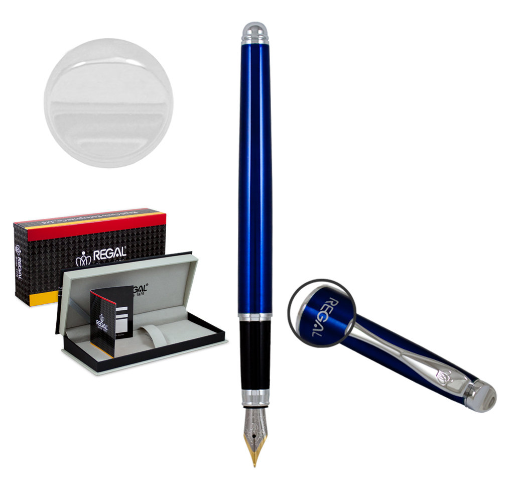 Pióro wieczne Regal RE91P z serii EDWARD, granatowe