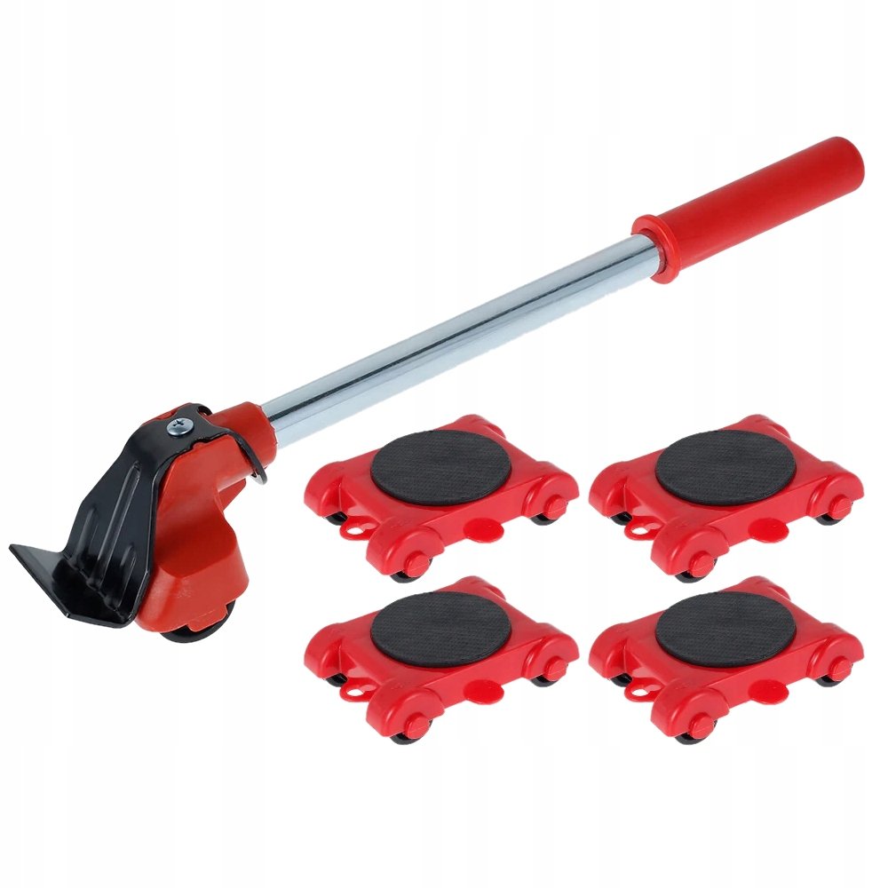 Zestaw ROLKI TRANSPORTOWE do Mebli 150kg TRANSPORTU PRZESUWANIA Podnośnik