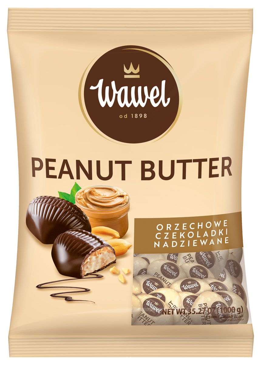 Czekoladki nadziewane Peanut Butter Wawel 1kg