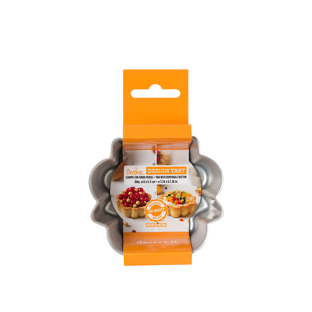 Decora Forma do mini tarty z wyjmowanym dnem - 8 cm