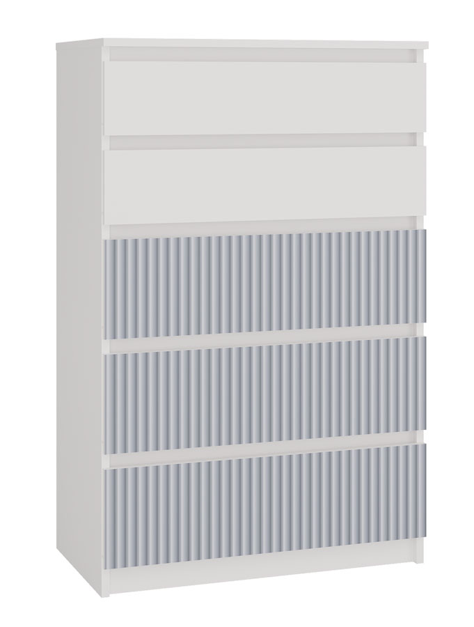 Dziecięca komoda dla chłopca biały + niebieski H1-G92