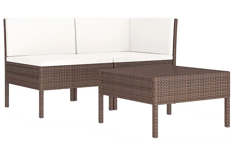 Komplet wypoczynkowy z naturalnego rattanu R7-D27