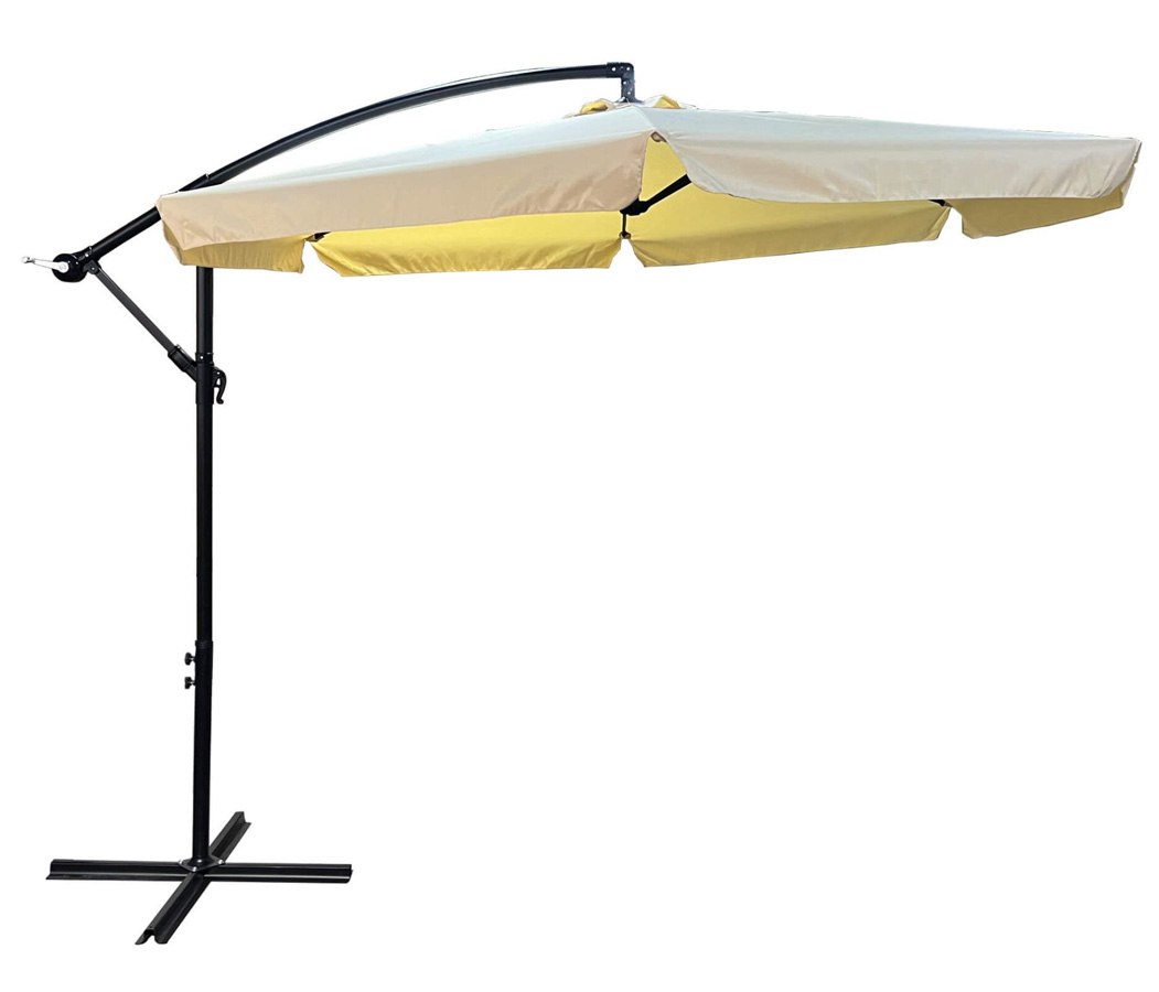 Beżowy parasol do ogrodu K2-S95