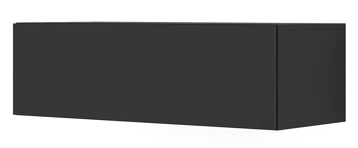 Czarna podwieszana szafka rtv 100 cm S9-A97
