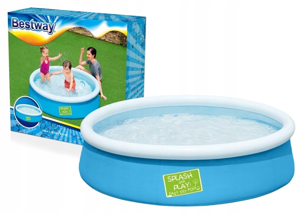Basen Ogrodowy Dla Dzieci Rozporowy 152 cm x 38 cm Bestway Jakość